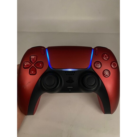 playstation DualSense Controller Techno Red  Sony PlayStation 5 PS5 DualSense Wireless Controller Volcanic Red CFI-ZCT1W
